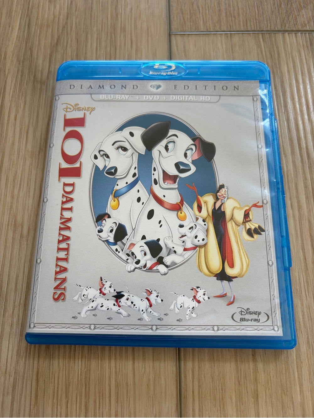 Disney 101 Dalmatians Y2K Classic Blu-ray Case – Blue & White